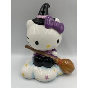 Hello Kitty Blue Sky Clayworks Halloween Flying Witch Figurine 23546 NEW!